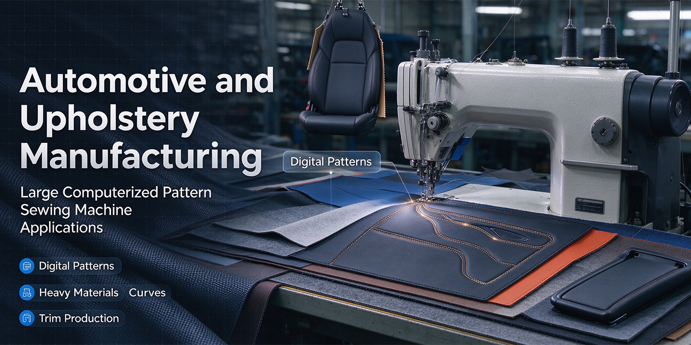 Applications of Extra Large Computerized Pattern Sewing Machines in Automotive and Upholstery Manufacturing